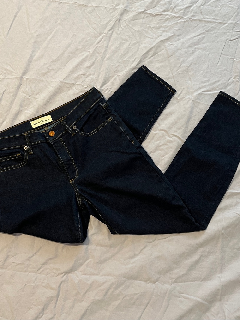 GAP Outlet Slim Women's Jeans in Dark Blue